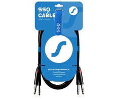 SOUND STATION QUALITY (SSQ) Garso stoties kokybė (ssq) SSQ JSJS1 SS-1456 Kabelis 2x stereo lizdai - 2x stereo lizdai 1 m Juodas