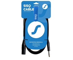 SOUND STATION QUALITY (SSQ) SSQ JSXM5 SS-1464 Cable Jack Stereo - XLR 3-pin Male 5 m Juodas
