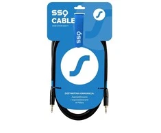 Garso stoties kokybė (ssq) SSQ MIMI2 SS-1425 Kabelis Mini Jack Stereo 3,5 mm - Mini Jack Stereo 3,5 mm 2 m Juodas