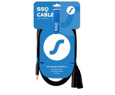SOUND STATION QUALITY (SSQ) SSQ MIXLR1 SS-1816 Kabelio lizdas Stereo 3,5 mm - 2x XLR 1 m Juodas