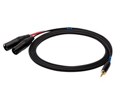 SOUND STATION QUALITY (SSQ) SSQ MIXLR1 SS-1816 Kabelio lizdas Stereo 3,5 mm - 2x XLR 1 m Juodas