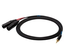 Garso stoties kokybė (ssq) SSQ MIXLR3 – stereofoninis kabelio lizdas 3,5 mm – 2 x XLR 3 m