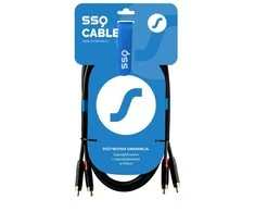 Garso stoties kokybė (ssq) SSQ RCARCA2 SS-1432 Kabelis 2x RCA - 2x RCA 2 m Juodas