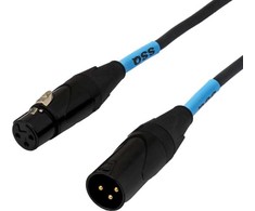 SOUND STATION QUALITY (SSQ) Jack SSQ MiJS1 – stereofoninis kabelio lizdas 3,5 mm – stereo lizdas 6,3 mm, 1 m