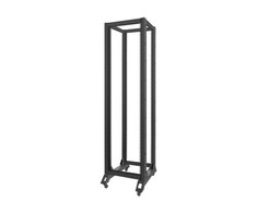 Atviras stovas Lanberg 42U 600X800, juodas