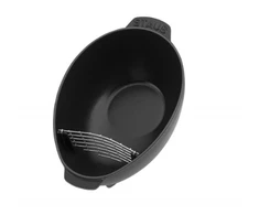 Staub kriauklinis vazonas 25 cm juodas