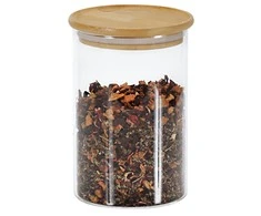 Kesper Indas biriems produktams, stiklas/bambukas, 800 ml, D 10 cm, H 15 cm, vnt