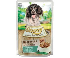 Agras Pet Foods Šunų Maistas - Stuzzy Gabalėliai Su Veršiena 100 g