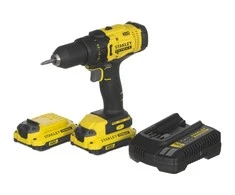 Suktuvas-gręžtuvas Stanley SFMCD700C2S-QW; 18 V; 2x1,5 Ah akum.