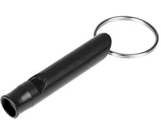 Survival whistle GUARD WHISTLE aliuminio Juodas (YC-010-BL)