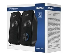 Kompiuterio kolonėlės Speakers SVEN 335, juodas (USB)