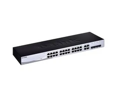 Šakotuvas D-LINK 28-Port Layer2 Smart Managed Gigabit Switch dlink žalias 3.0 24x 10/100/1000Mbit/s TP RJ-45 Port4x TP Combo Port / SFP lizdas