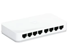 Šakotuvas D-Link GO-SW-8E/E tinklo komutatorius Ne-valdomas Fast Ethernet (10/100) Balta