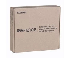 Šakotuvas Edimax Technology EDIMAX pramoninis 8 prievadų POE GbE + 2 GbE SFP nevaldomas jungiklis