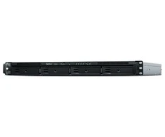 Serveris „SYNOLOGY RS822RP+“ 4 lizdų NAS, montuojamas ant stovo, AMD Ryzen V1500B, 4 branduolių, 2,2 GHz, 2 GB DDR4 ECC SODIMM, 2 x USB 3.2 RJ-45, 4 x 1 GbE