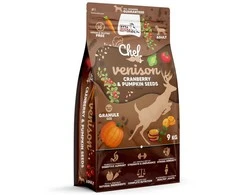 Sausas Šunų Maistas - SYTA MICHA Chef Elniena su Spanguolėmis ir Moliūgų Sėklomis 9kg