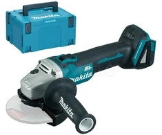 Makita Akumuliatorinis kampinis šlifuoklis DGA504ZJ 18V, 125mm su lagaminu (Be akum. ir kroviklio)