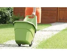 Prosperplast sodo vežimėlis su ratukais LOAD&amp;GO 55 l juodas
