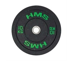 HTBR10 OLYMPIC PLATE - BUMPER 10 KG HMS (žalias)