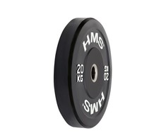Olimpinis guminis svoris HMS BBR juodas - 20 kg