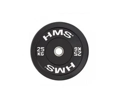 Olimpinis guminis svoris HMS BBR juodas - 25 kg