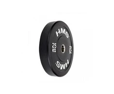 Olimpinis guminis svoris HMS BBR juodas - 25 kg