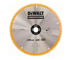 Pjovimo diskas medienai DeWalt DT1184-QZ; 305x30 mm; 80T; 5°