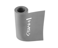 Treniruočių guma HMS TP01 pilka, 1500x150x0.75mm
