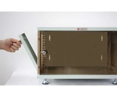 TECHLY 19inch Wall Network Rack 9U Gylis 600 Juodas Assembled
