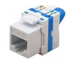 TECHLY CAT 6a KeyStone RJ45 Jack UTP neekranuotas įrankis be įrankių