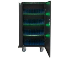 Techly 108712 Įkrovimo stotelė, 80 lizdų, USB-A 5V 2.1A, 4 lentynos