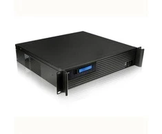 Techly Kompaktiškas  PC korpusas ATX Rack 19 colių 2U juodas dėklas