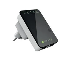 Techly 301078 Belaidis mini maršrutizatorius / signalo stiprintuvas 802.11n 300Mbps, įskiepis