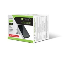 Techly 301078 Belaidis mini maršrutizatorius / signalo stiprintuvas 802.11n 300Mbps, įskiepis