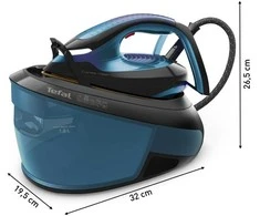 Lyginimo Tefal Express Vision SV8151E0 | 2800 W | 1.8 L | 7 bar | Mėlyna/Juoda