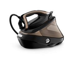 TEFAL | Pro Express Vision garo stotis | GV9820 | 3000 W | 1,2 l | 9 barai | Automatinis išjungimas | Vertikali garų funkcija | Kalkių valymo funkcija | Juodas/Auksas