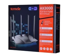 Tenda TX12 PRO bevielis maršrutizatorius Fast Ethernet Dviejų juostų (2,4 GHz / 5 GHz) Juodas