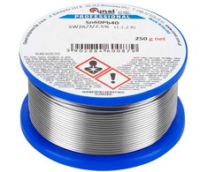 9629# Lydmetalis su fliusu CYNEL Sn60Pb40 SW26 2.00mm 250g
