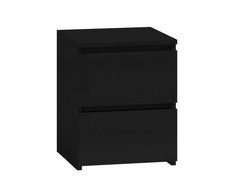 Top E Shop Naktinis Staliukas - Topeshop M2 Juodas 2 Stalčiai.