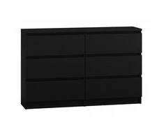 Top E Shop Baldų Komoda - Topeshop M6 120 Juoda