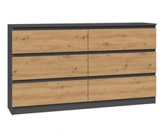 Top E Shop Komoda - Topeshop M6 140, Balta