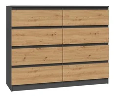 Top E Shop Komoda - Topeshop M8 120 ANT/ART KPL