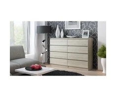 Top E Shop Komoda - Topeshop M8 140 Sonoma, Balta