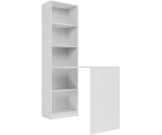 Top E Shop Biuro stalas - Topeshop R50 Kampinis Baltas Matinis Paviršius