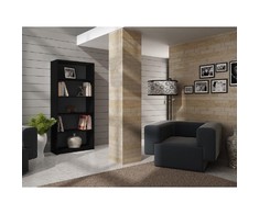 Top E Shop Knygų Lentyna - Topeshop R60 Juoda