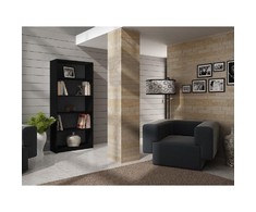 Top E Shop Knygų Lentyna - Topeshop R80 Juoda