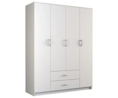 Top E Shop Drabužinė - Topeshop Romana 160 Biel Kplb 11 Lentynos 4 Durys Balta