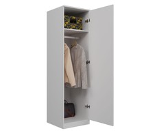 Top E Shop Miegamojo Spinta - Topeshop Sd-50 Biel Kpl, Balta