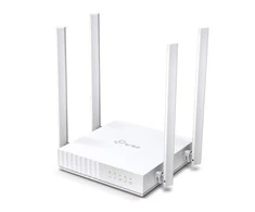 Maršrutizatorius TP-LINK | Dviejų juostų propeleris | Lankininkas C24 | 802.11ac | 300+433 Mbit/s | 10/100 Mbit/s | Ethernet LAN (RJ-45) jungle 4 | Tinklelio atramos Nr. | MU-MiMO Taip | Nėra mobiliojo plačiajuosčio ryšio | Antenos tipas 4xFiksuota