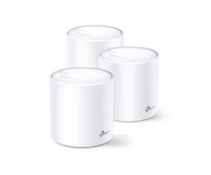 Maršrutizatorius TP-LINK Deco X60 AX3000 Wi-Fi 6 viso namo tinklelio sistema 2 paketų keturių branduolių procesorius 2x GE RJ45 4xint.antenos MU-MIMO